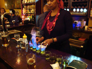 Serving Absinth